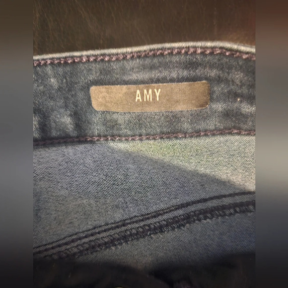 Bandolino Amy Stretchy Contour High Rise Dark Washed Denim Jeans SZ 16 - Picture 3 of 10